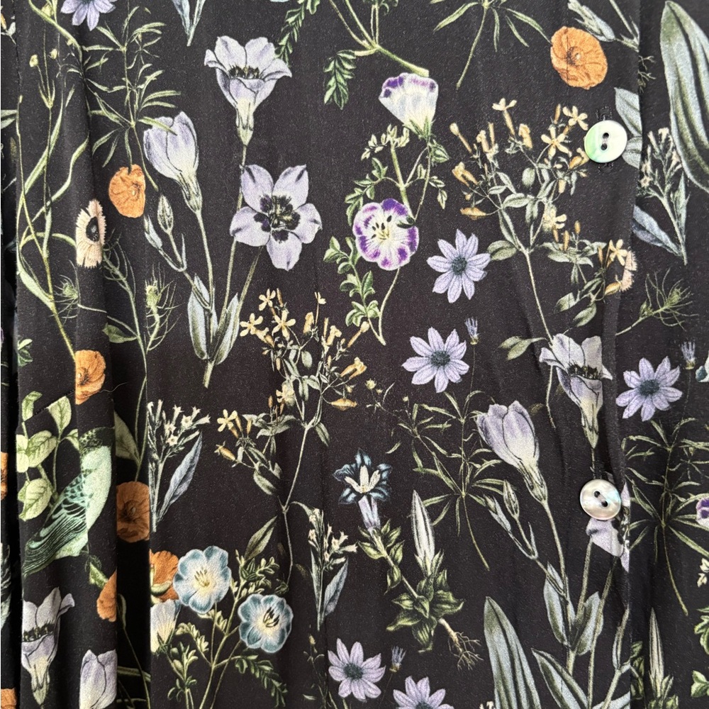 J Jill Botanical Shirt Dress - Picture 2 of 5